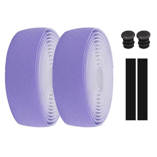 2 Rolls Bicycle Handlebar Grips Anti-Slip Texture Soft Memory EVA Shock Absorption Memory Foam Bike Grips