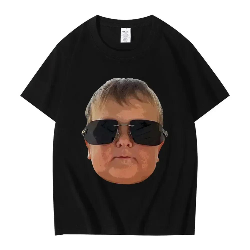 2024 Hasbulla Fighting T Shirt Mini Khabib Blogger T-Shirt Crew Neck Men Tees Retro Tops Funny Graphic Women T Shirt Streetwear