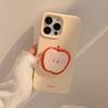 Красный держатель-яблоко подходит для чехла мобильного телефона Apple 16promax iphone17 нишевый летний 14 силиконовый 13 подвеска.