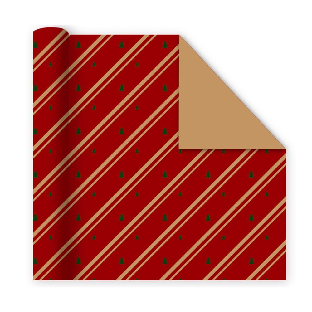 Roll Christmas Packaging Paper 2025 DIY Craft Paper Happy New Year Gift Wrapping Paper