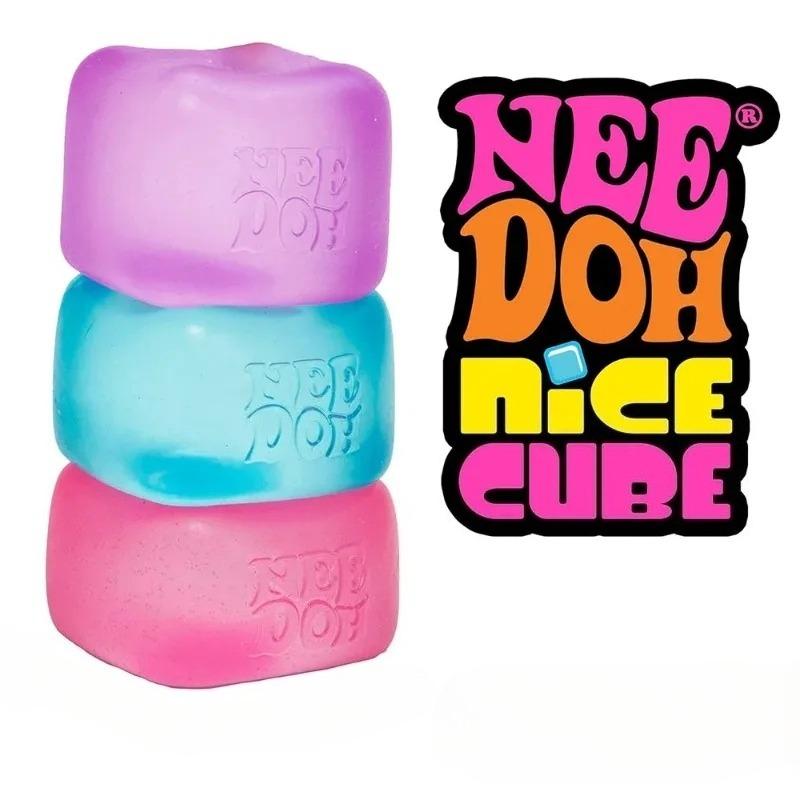 Schylling Needoh Nice Cube Сенсорные игрушки Декомпрессионная коробка Сжимаемые музыкальные игрушки-антистресс Игрушки для снятия стресса