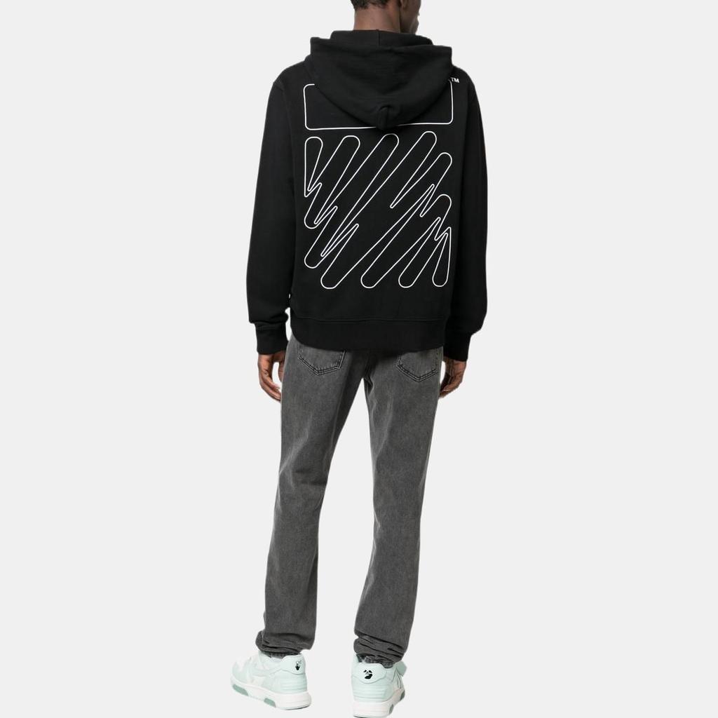 Свитшот OFF WHITE Мужской Черный OMBE013C99FLE0071001