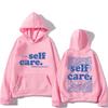 Womens Oversized Hooded Sweatshirt With Letter Print Soft Fleece Lined Winter Casual Top Teens