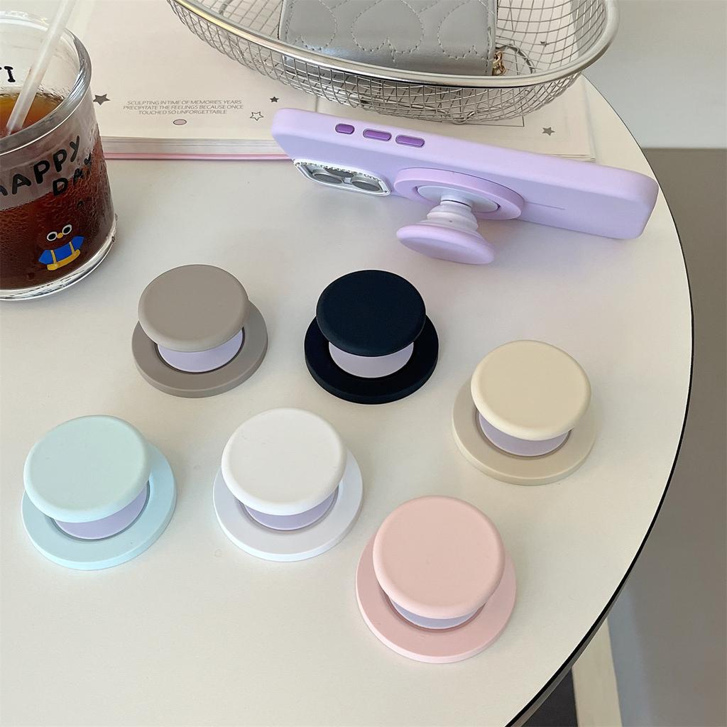 Корейский стиль, однотонный, для MagSafe, магнитный держатель-подставка для телефона, сильное прилипание, выдвижной, складной, воздушная подушка