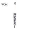 Handmade Jewelry Writing Pens DIY Beadable Pen, Bling Rhinestones And Faux Pearls Beaded Gift Ideas Black Ink Ballpoint Pen for Office School Supplies