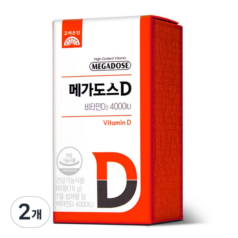 Megadose D Витамин D3 4000МЕ, 90 таблеток, 2 ед.