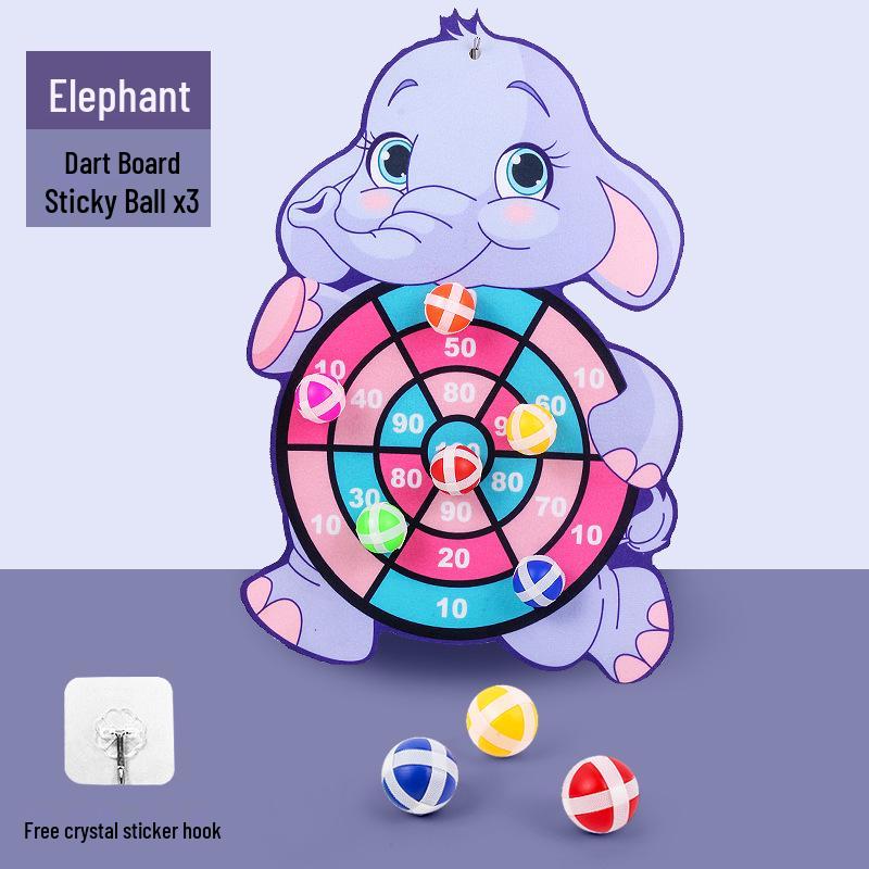 Kids' Sticky Ball Dartboard: Indoor/Outdoor Parent-Child Educational Toy