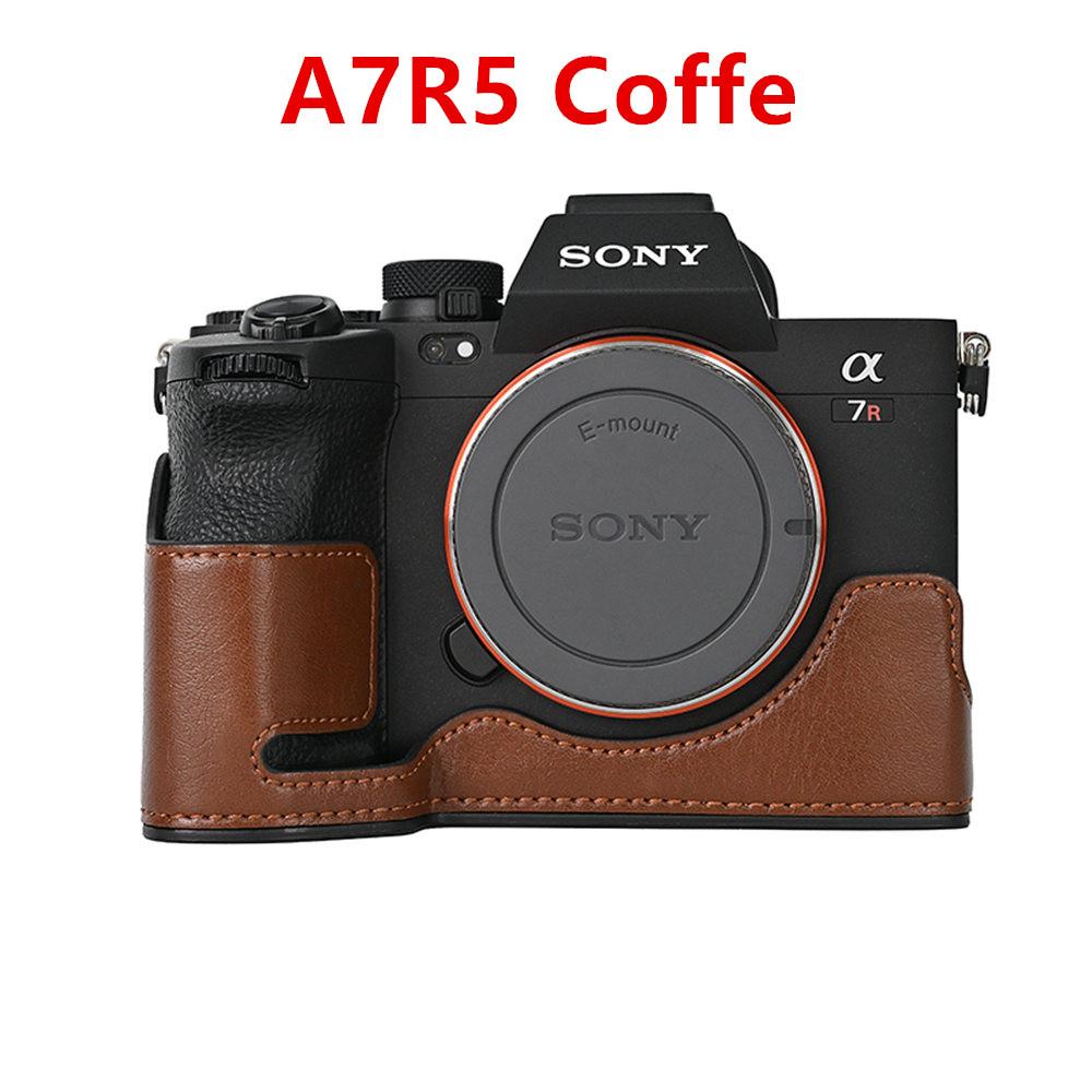 Получехол из искусственной кожи для камеры Sony A7R5 A7RM5 A7RV A7CII A7C2 с отверстием для батареи, нижняя крышка