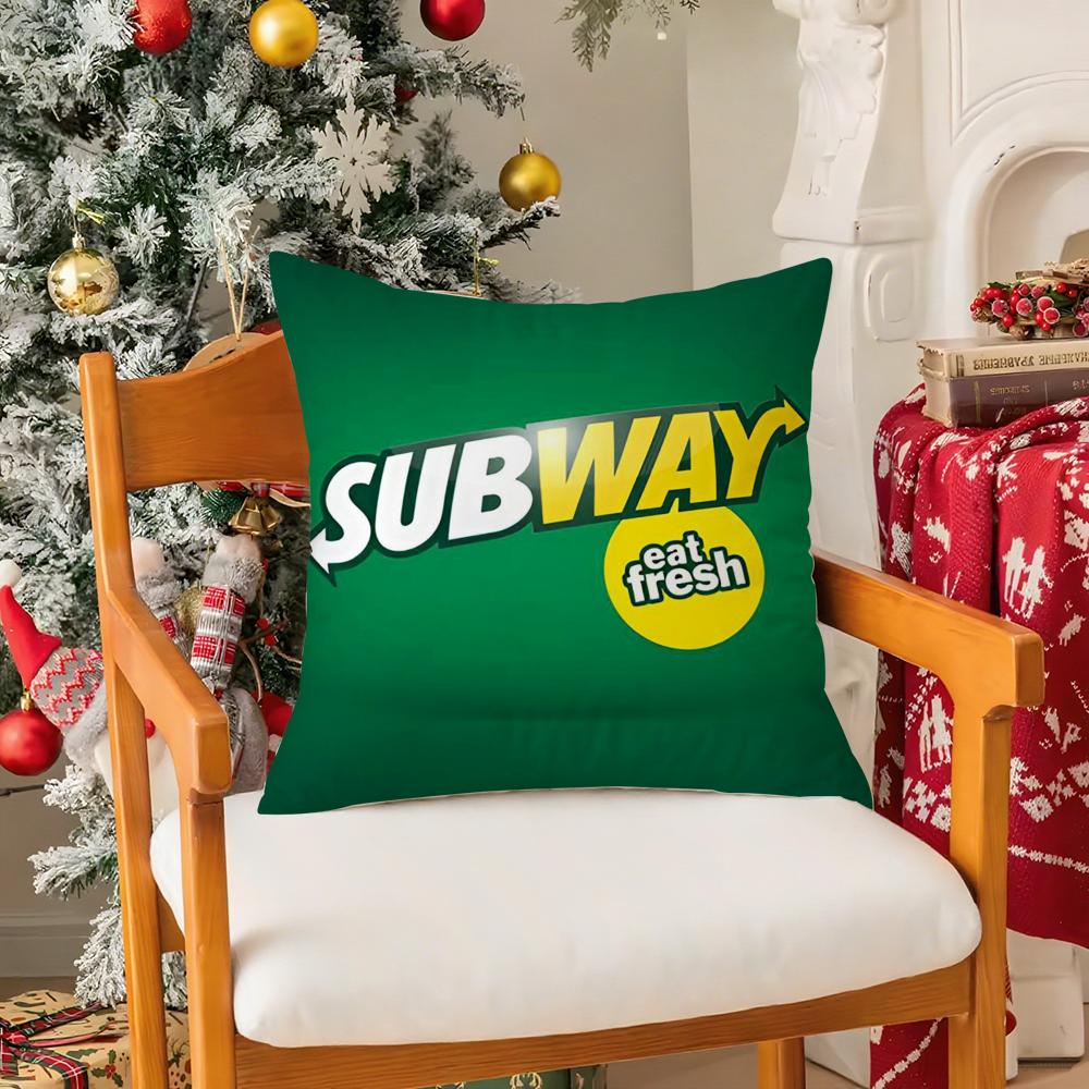 SSUBWAY FASHION Pillow Case Silky Short Plush With Invisible Zipper Dustproof Sofa Cushion Cover For Home Decor