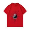 Men's 100% Cotton Casual Crew Neck Short Sleeve T-Shirt, Geometric Celestial Globe Orbit Scientific Art Print Comfortable Daily Wear Tee for Men