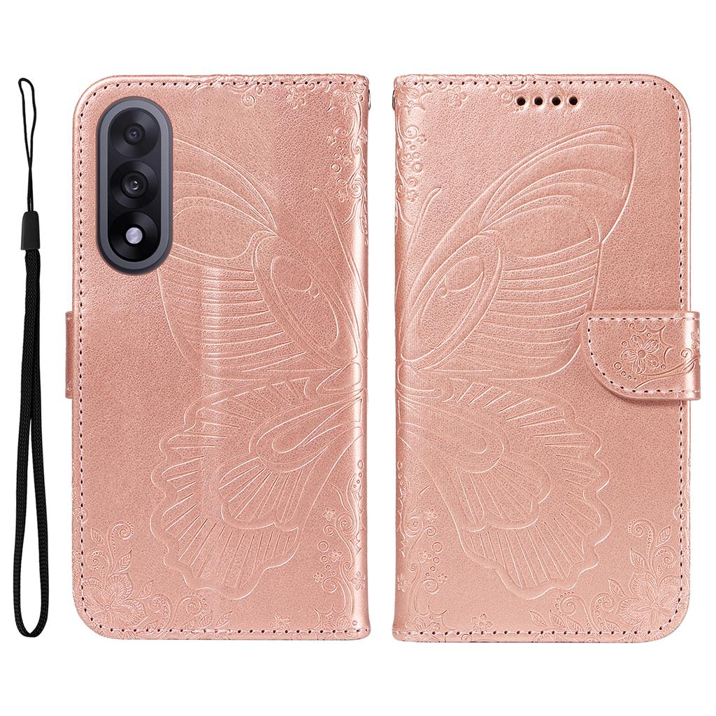 For OnePlus Nord 5 5G/OnePlus Ace 5 Ultra 5G Case Butterfly Pattern PU Leather Folio Flip Phone Cover