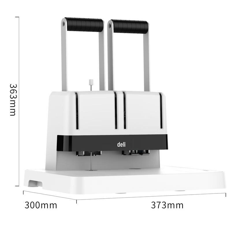 Deli 14650 Manual Financial Binding Machine CN plug (adapter included)