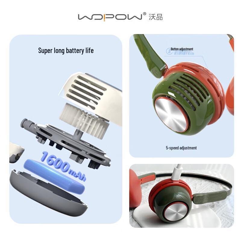 WOPOW FA16 Wearable Neck Fan