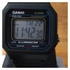 Casio Серия YOUTH - силиконовые маленькие квадраты, модные и простые ретро-квадратики, ЖК-дисплей, водозащита для спорта, кварцевый механизм, W-217H-1AVDF
