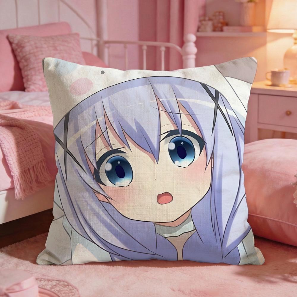 lIs the Order a Rabbit Cushion Cover Premium Comfort Reversible Pillow Cove Two in One Design for Any Room Car Interior