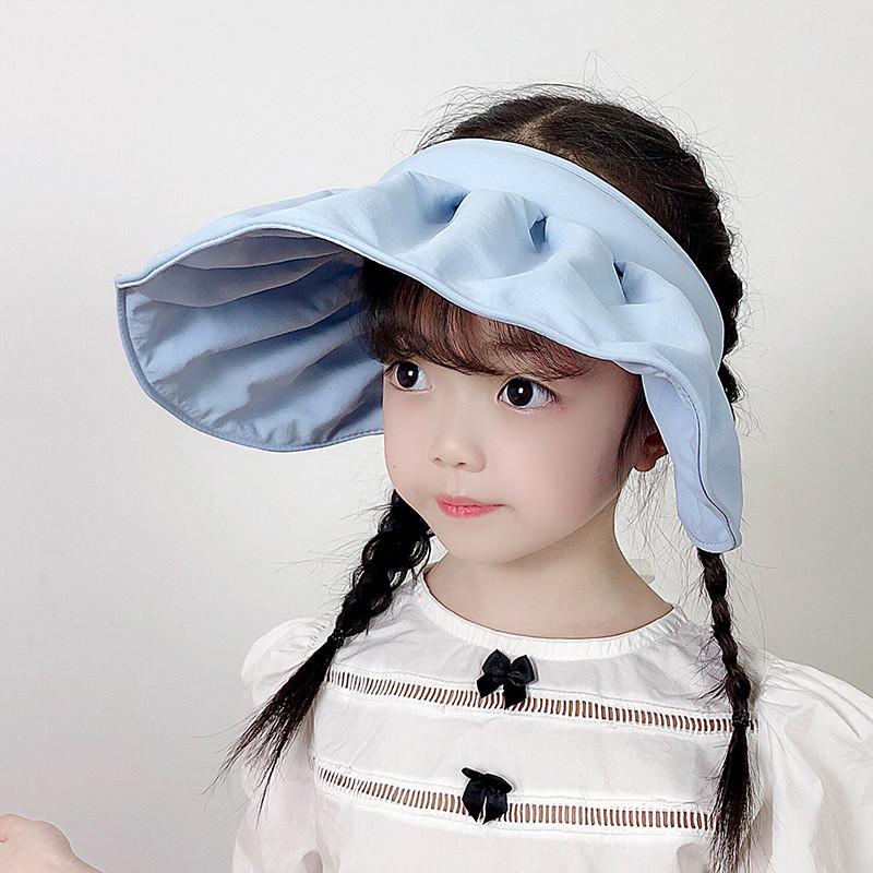 Summer Kids Sun Hat With Wide Brim And Breathable Cotton Polyester For Girls And Toddlers