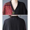 Dimanaf 2025 Plus Size Summer Women New Long Dress Vintage Basic Pocket Oversized Casual Printing Loose Dress