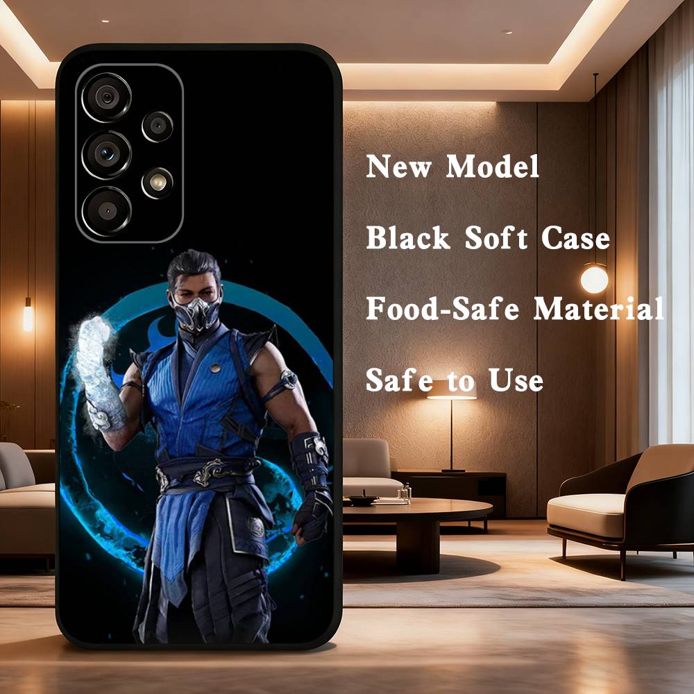 Game M-MK Sub Z-Zero Phone Case For Samsung Galaxy A73,31,32,72,41,53,52,71,22,5G,Note,J7,8,9 Soft Black Cover