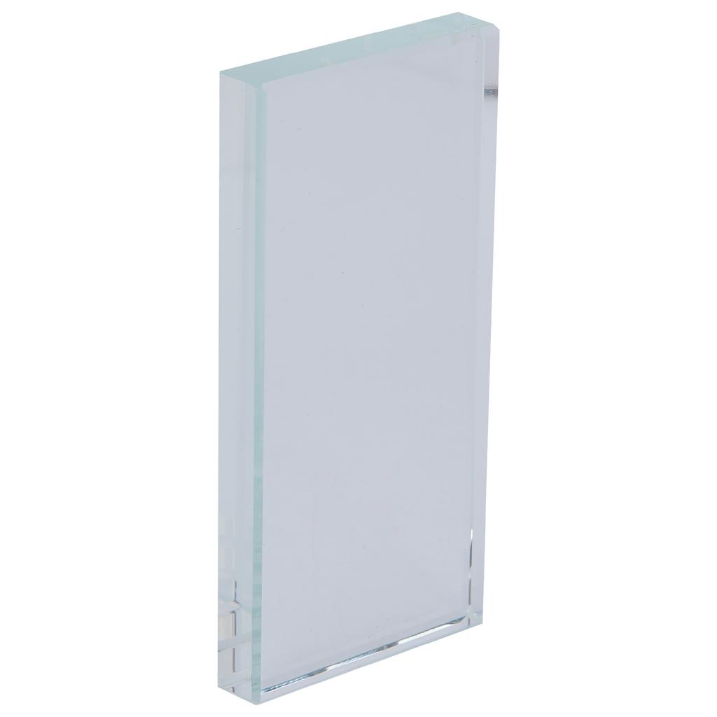 Nail Art Palettes Color Mixing Glass Rectangle Makeup Blending False Eyelash Glue Holder