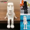 3D-печатная статуя Моаи с острова Пасхи, Моаи-украшение с подвижными суставами, Коллекционная фигурка, Декор для дома и рабочего стола, Подарок на вечеринку