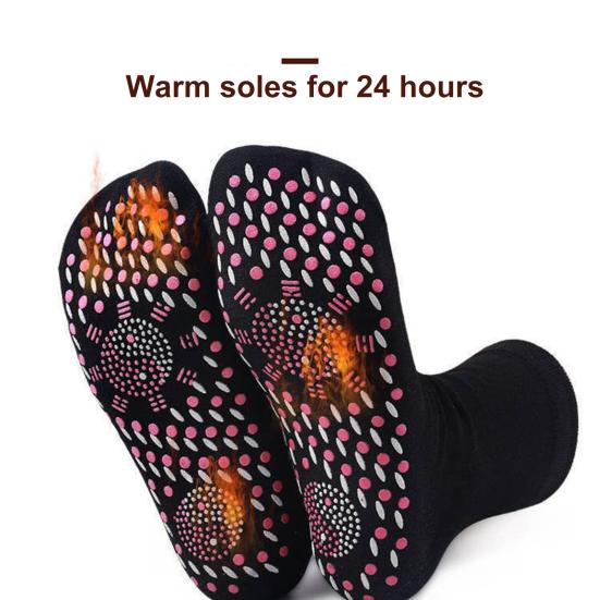 Yousheng 1 пара носков с подогревом, самонагревающиеся, снимающие усталость, легкие, турмалиновые, удобные, дышащие, массажные носки для мужчин и женщин