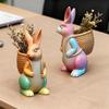 Креативная силиконовая форма Пасхальный кролик DIY 3D форма для выпечки Форма для поделок Форма для свечей Кролик для гипса Ароматерапии