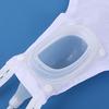 Wearable Urine Collector with 2 Drainage Bags Silicone Catching Capsule Breathable Fixation Pants for Elderly Patients