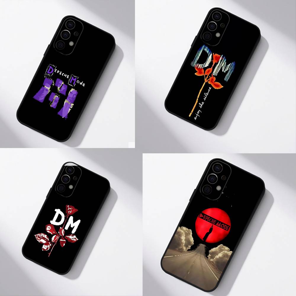 Чехол для телефона Band D-Depeche ModeS Ударопрочный для Samsung S25,S24,S21,S22,S23,S30,Ultra,S20,Plus,Fe,Lite,5G Черный