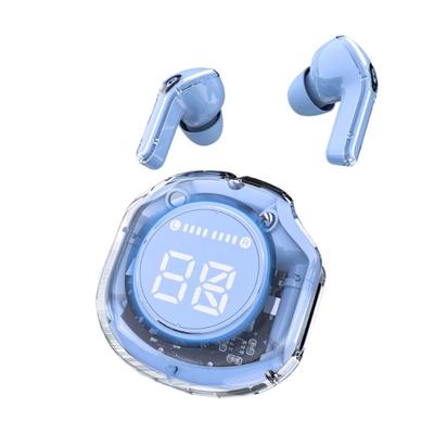 Наушники Crystal Earbuds — окунитесь в мир цвета и звука с шикарными пастельными оттенками и прозрачным светодиодным дисплеем — превосходный беспроводной звук