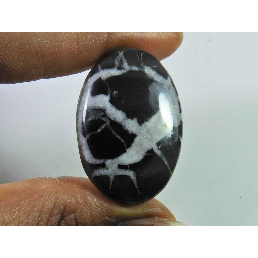 45 карат Натуральный септарий гронат овальный кристалл кабошон рассыпной драгоценный камень 23X29 мм SK-2339