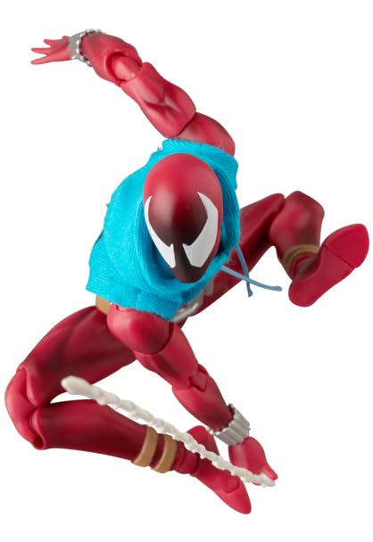 MEDICOM TOY MAFEX Алый Паук Версия из комиксов. 2.0 Фигурка 155 мм Без масштаба Окрашенная