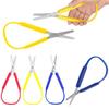 Craft Handcraft Tool Stationery School Loop Scissors Cutting Supplies Adaptive Scissors Yarn Cutter