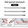 1/3/5 PC Cuticle Pusher Stainless Steel Dead Skin Cuticle Remover Manicure Cleaning Care Tool Professional Manicure Tool