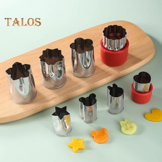 8 шт./компл. овощерезка, анти-деформация, выпекание, гладкий край, легкий торт, тиснение, кухонный инструмент