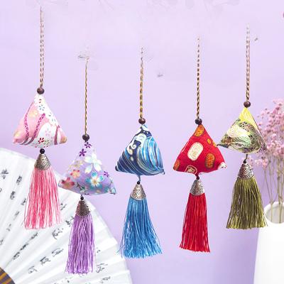 Фестиваль лодок-драконов Zongzi Саше Треугольный пакетик с листьями моксы и пакетиком от комаров Подарочная коробка Подвеска Подарки для торгового центра