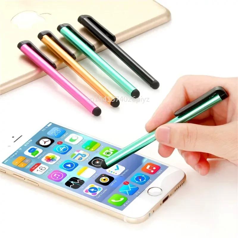 1 шт. Стилус с сенсорным экраном для iPad iPhone Samsung Емкостный сенсорный стилус-карандаш с клипсой для смартфона, планшета
