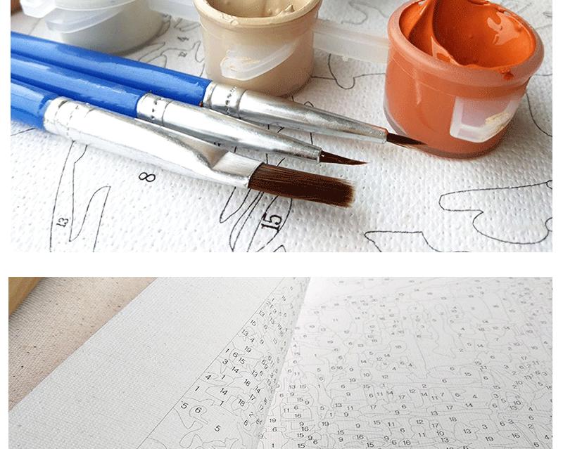 DIY Harbor Painting Kit - 40x50cm Digital Oil Painting Set