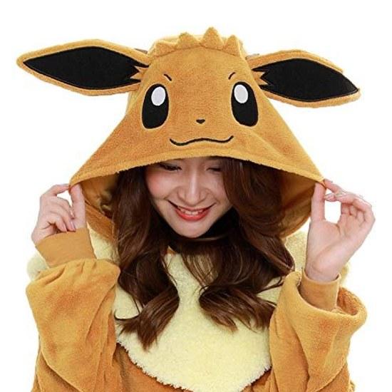 Костюм Eevee из кораллового минки SAZAC, размер для взрослых
