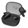 JVC Kenwood Victor Wireless Bluetooth 26 Hours of Noise with Sheer Black HA-A22T-B Earbuds, Ver. 5.4, Playtime, Cancelling, Microphone, Compact,
