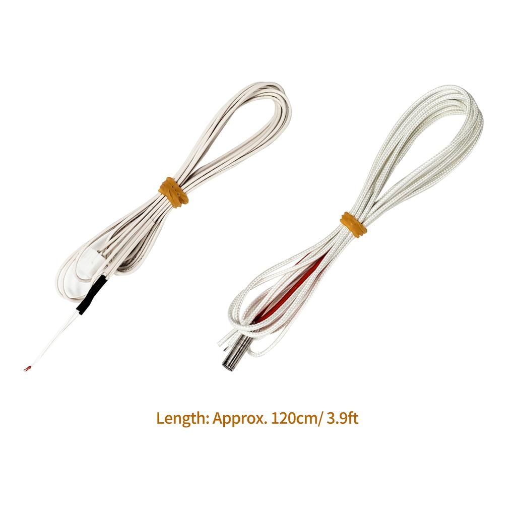 TRONXY 2 в 1, двухцветный комплект экструдера Hotend с нагревательным проводом, термистором, 0,4 мм, латунное сопло, 24 В