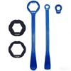 Motorcycle Tire Spoon Levers CNC Aluminum Dirt Bike Tire Remover Tool Portable Tire Changing Kit for Off-Road Repair