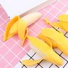 1/2/3Pcs Simulation Peel-off Banana Squeeze Toy Stress Relief Fruit Pinch Sensory Toy Kids Adults Soft TPR Stress Ball Calming Fidget Toy