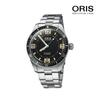 Мужские часы Oris Divers Sixty-Five 38mm, вдохновленные наследием, с черным циферблатом и браслетом из нержавеющей стали, автоматические (733-7772-4034-Набор)