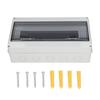 Distribution Box 18 Way Waterproof Circuit Breaker Plastic Cover Protection Case for Indoor Outdoor