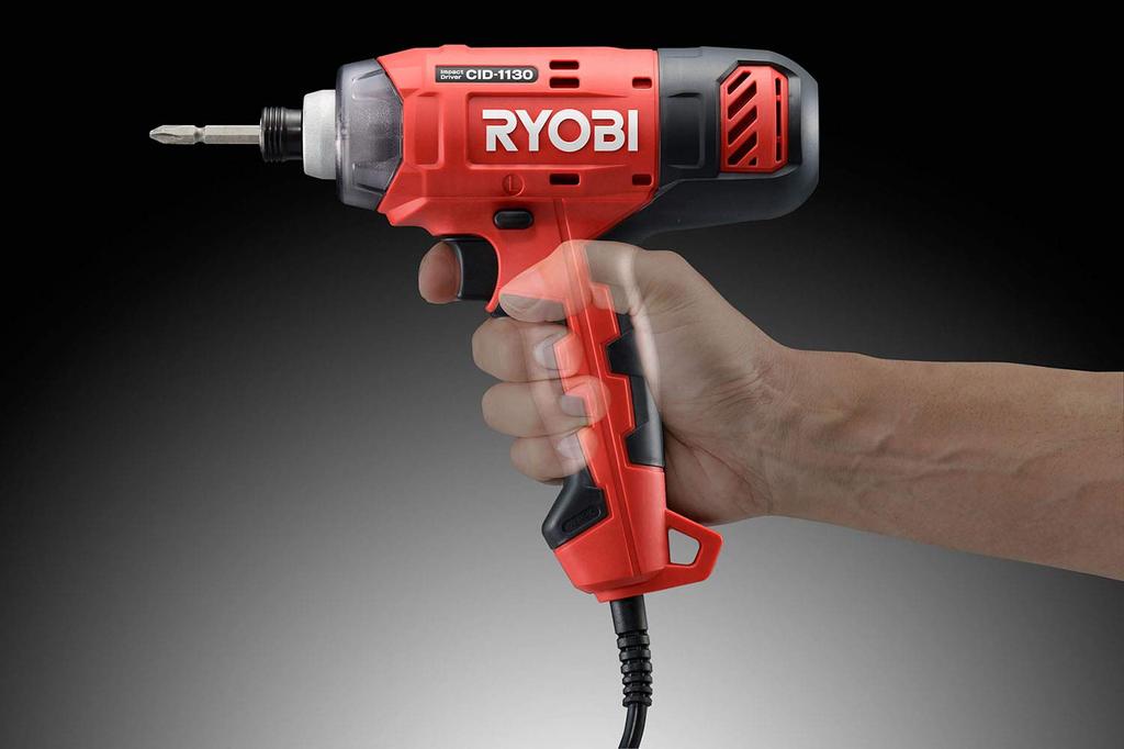 Kyocera Старый ударный гайковерт Ryobi мощный, не беспокоясь о том, что закончится DIY Легкий Максимальный крутящий момент затяжки Бесступенчатая регулировка