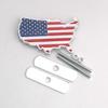 General Motors Metal Grille Badge for Car Modification Front Grille Badge Grille Badge for United States/Germany/United Kingdom Flag