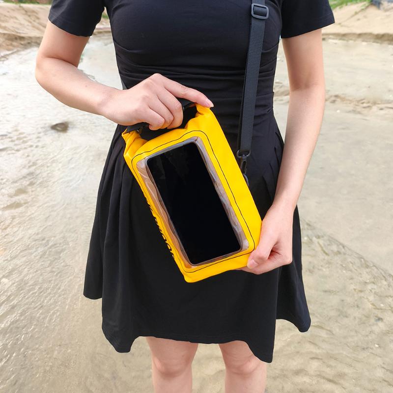 IP68 Waterproof Mini Bucket Bag CaseMate Soap Bubble Dry Sack with Strap for Beach Hiking Camping