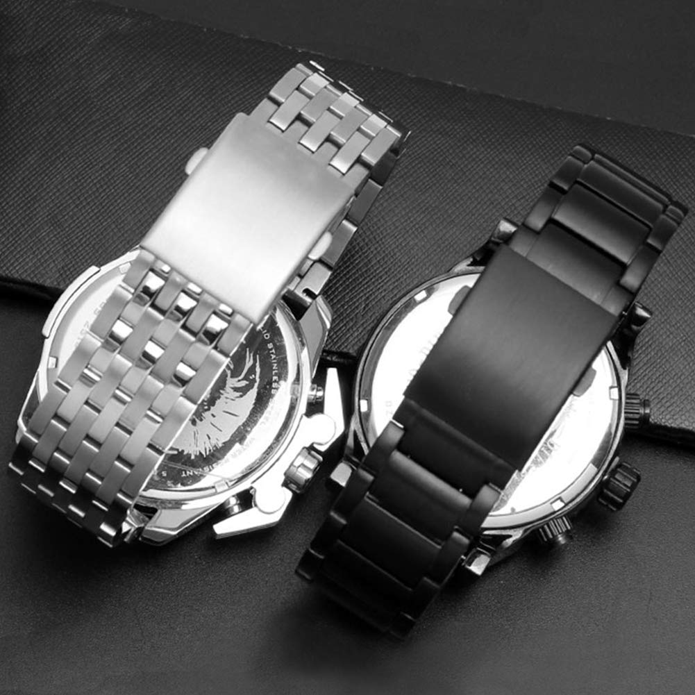 Ремешок для часов Chocoman Diesel из нержавеющей стали, 22 мм, 24 мм, 26 мм, 28 мм, 30 мм, с 3 пружинными штифтами, инструментом для снятия и коробкой