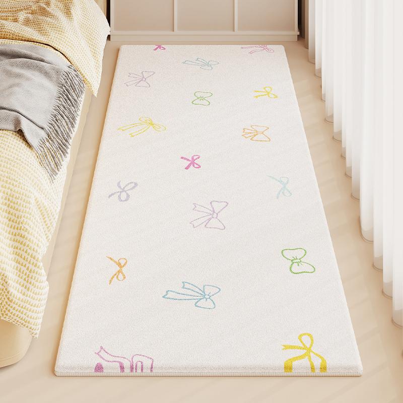 Ковер для спальни Маленький Свежий Ковер для гостиной Чайный столик Комната девочки Украшенный Мягкий Звукоизолированный Эркер Домашний ковер
