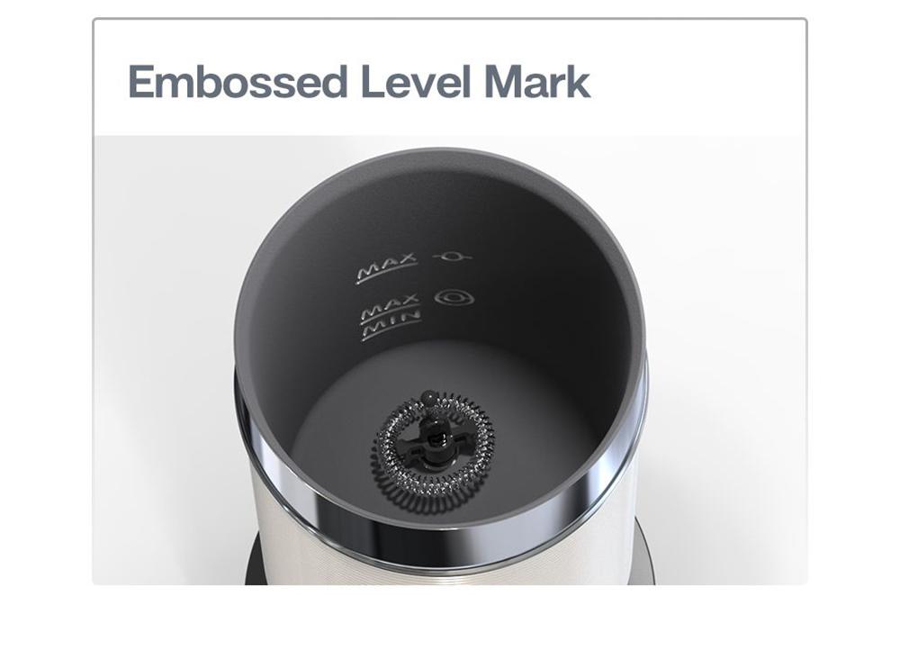 HiBREW M1A 450 Вт вспениватель молока, миксер для шоколада, холодный/горячий латте-капучино, полностью автоматический подогреватель молока